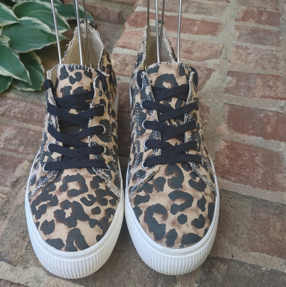 JELLYPOP "NEWSTAR" LEOPARD PLATFORM CASUAL SNEAKER 10 - Picture 7 of 11